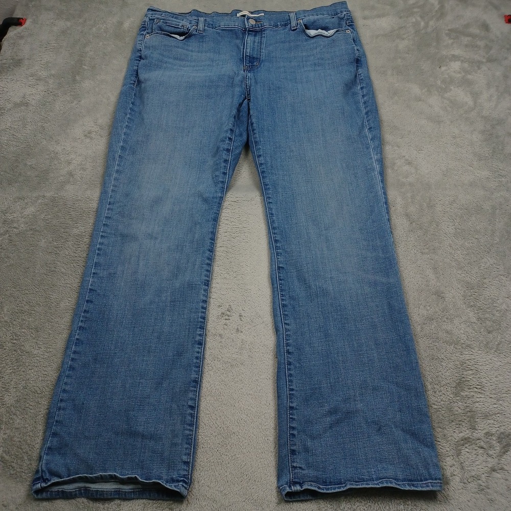 Levis Jeans Womens 20W Blue Denim Classic Bootcut Light Wash Casual